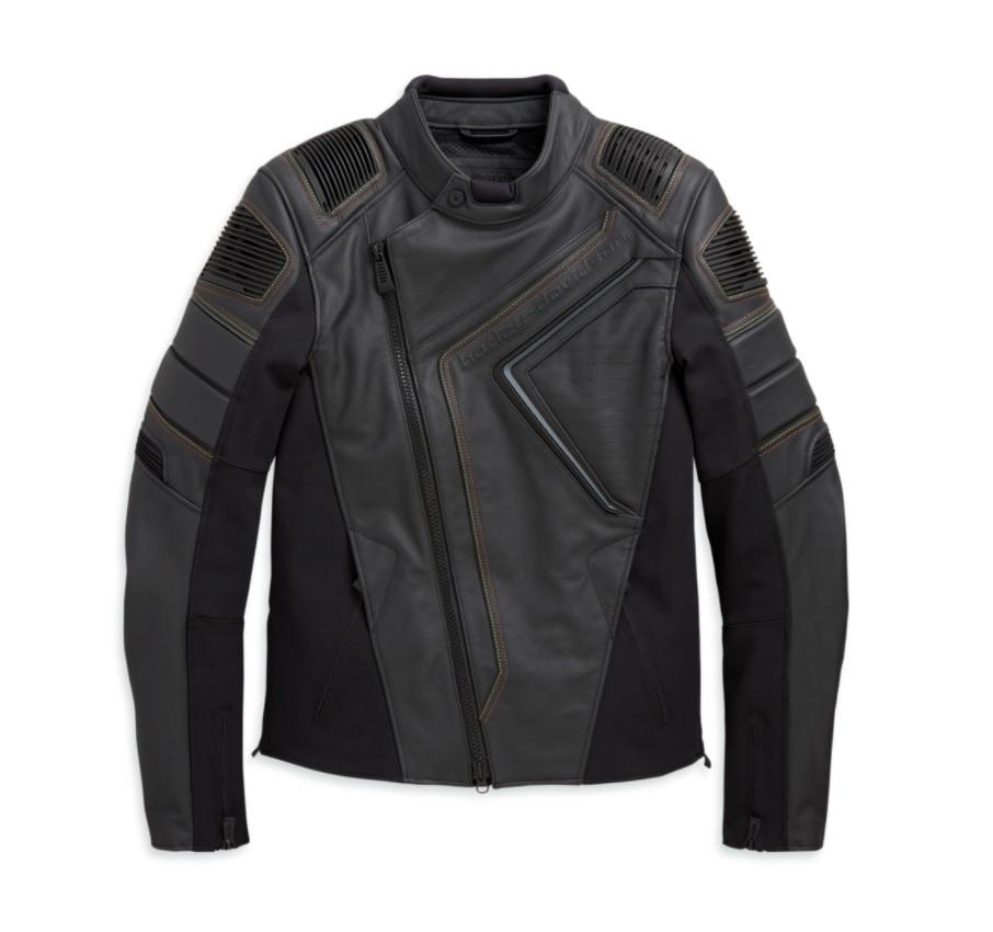 Harley Davidson FXRG Mid Weight Leather Jacket Size: US:XL, Leather  Jackets