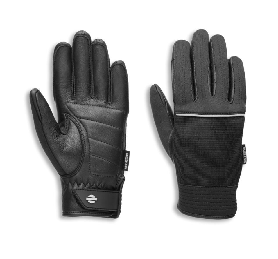 Harley-Davidson® Women's Brady Full Finger Mixed Media Glove - 97114-2