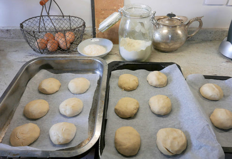 dough before proving