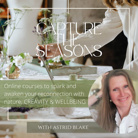 wellbeing and creative online courses with Astrid Blake