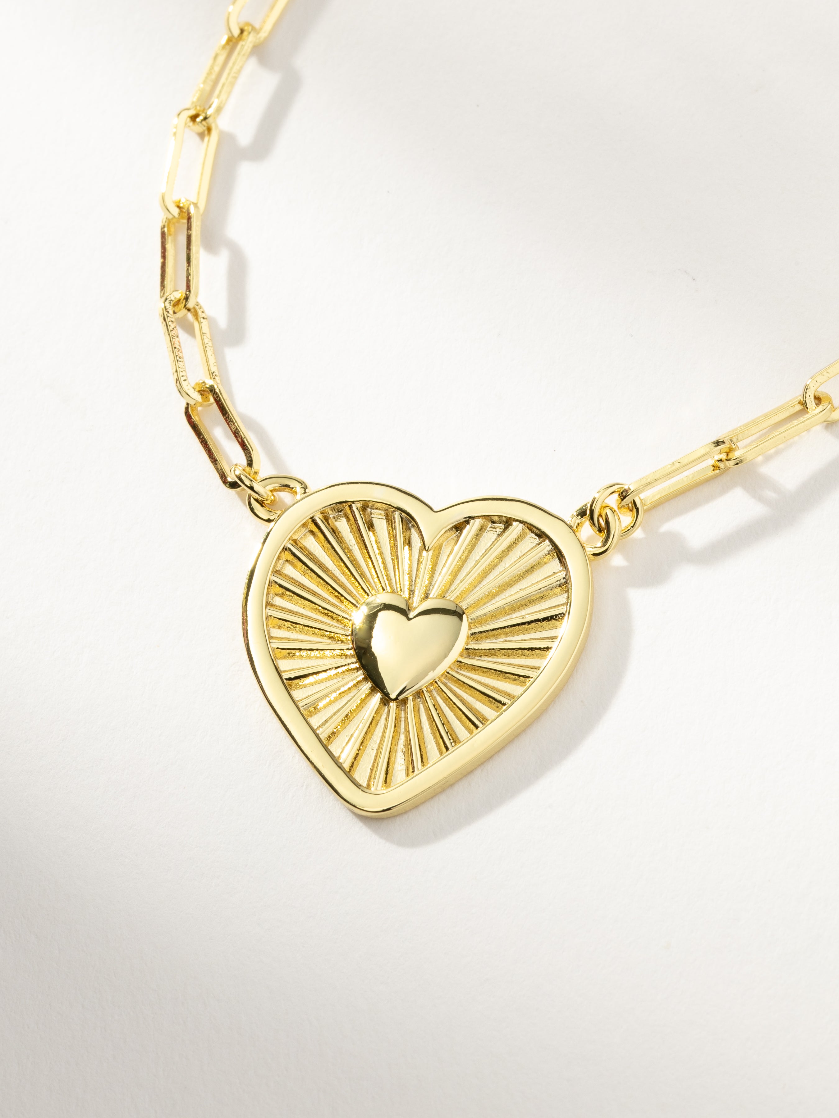 Radiating Heart Necklace