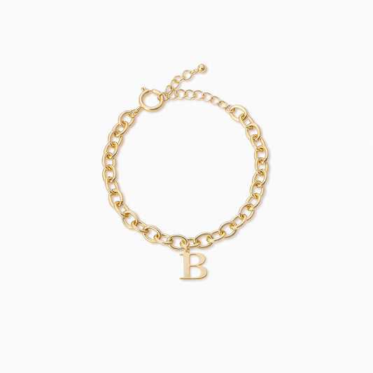 Gold Paperclip Chain Charm Bracelet | Charm Jewelry | Women's Jewelry by Uncommon James