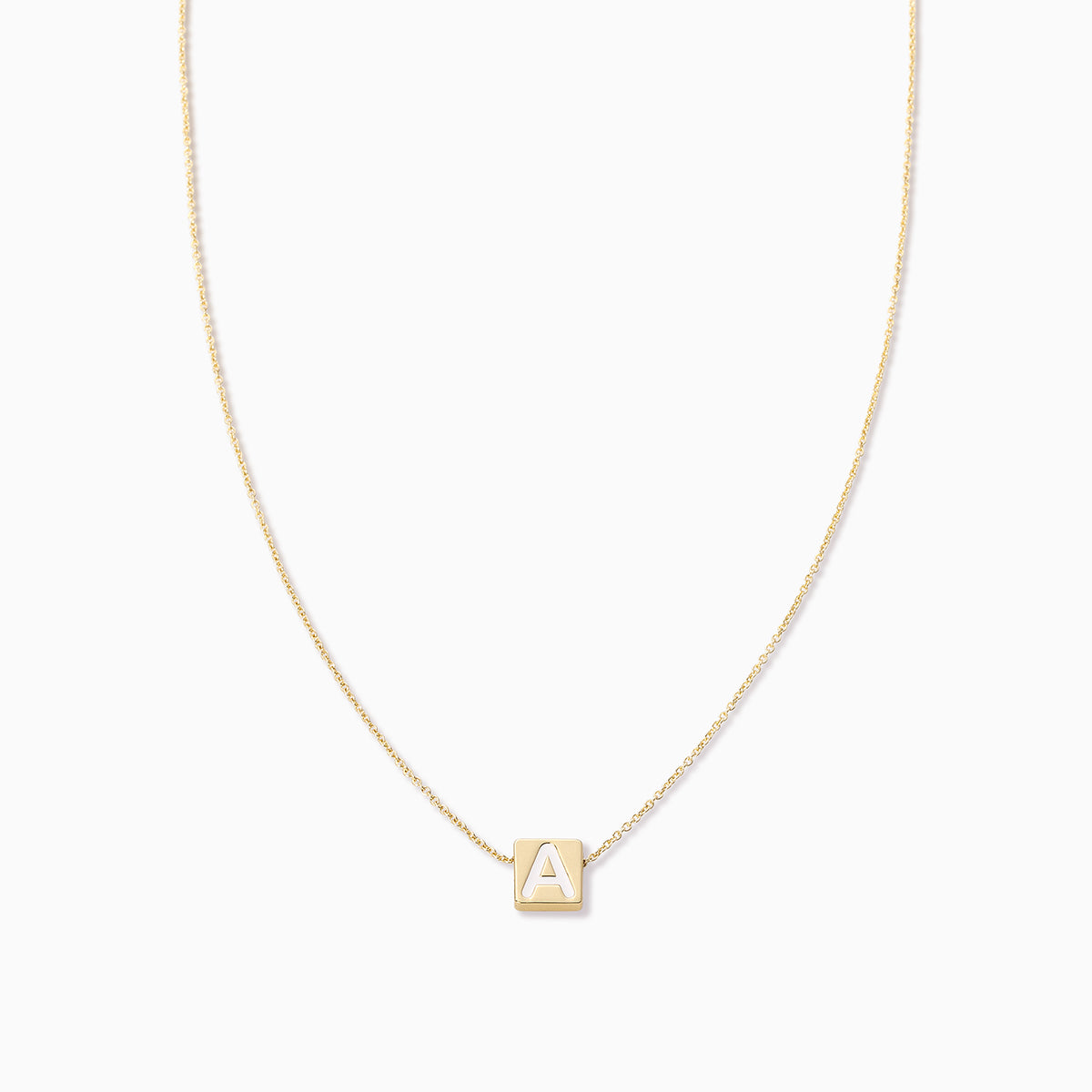 Diamond Initial Necklace (Large Cursive) – SPIRITUAL GLOSS