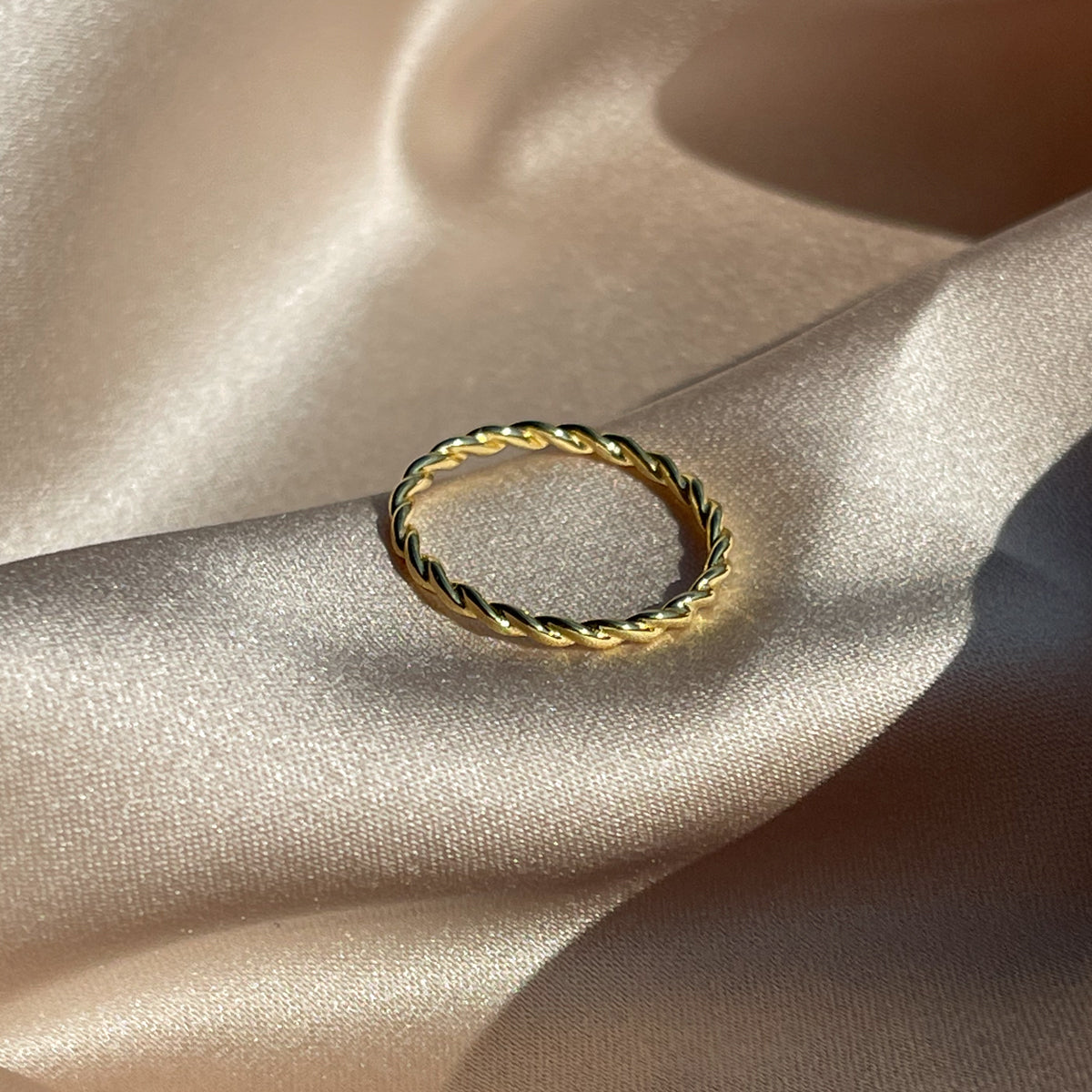 Twisted Vermeil Ring