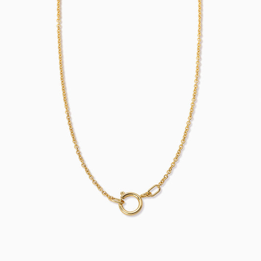 Dainty Lock & Key Necklace - Gold Finish Charm Necklace - Shop Ringmasters