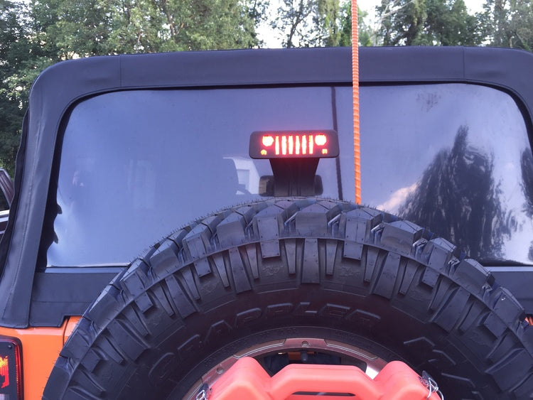 Jeep® Tweaks JK 3rd Brake Light Guard in Black Powder Coat for 07-18 J –  Under The Sun Inserts