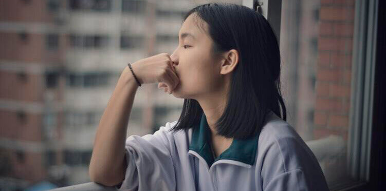 girl by window