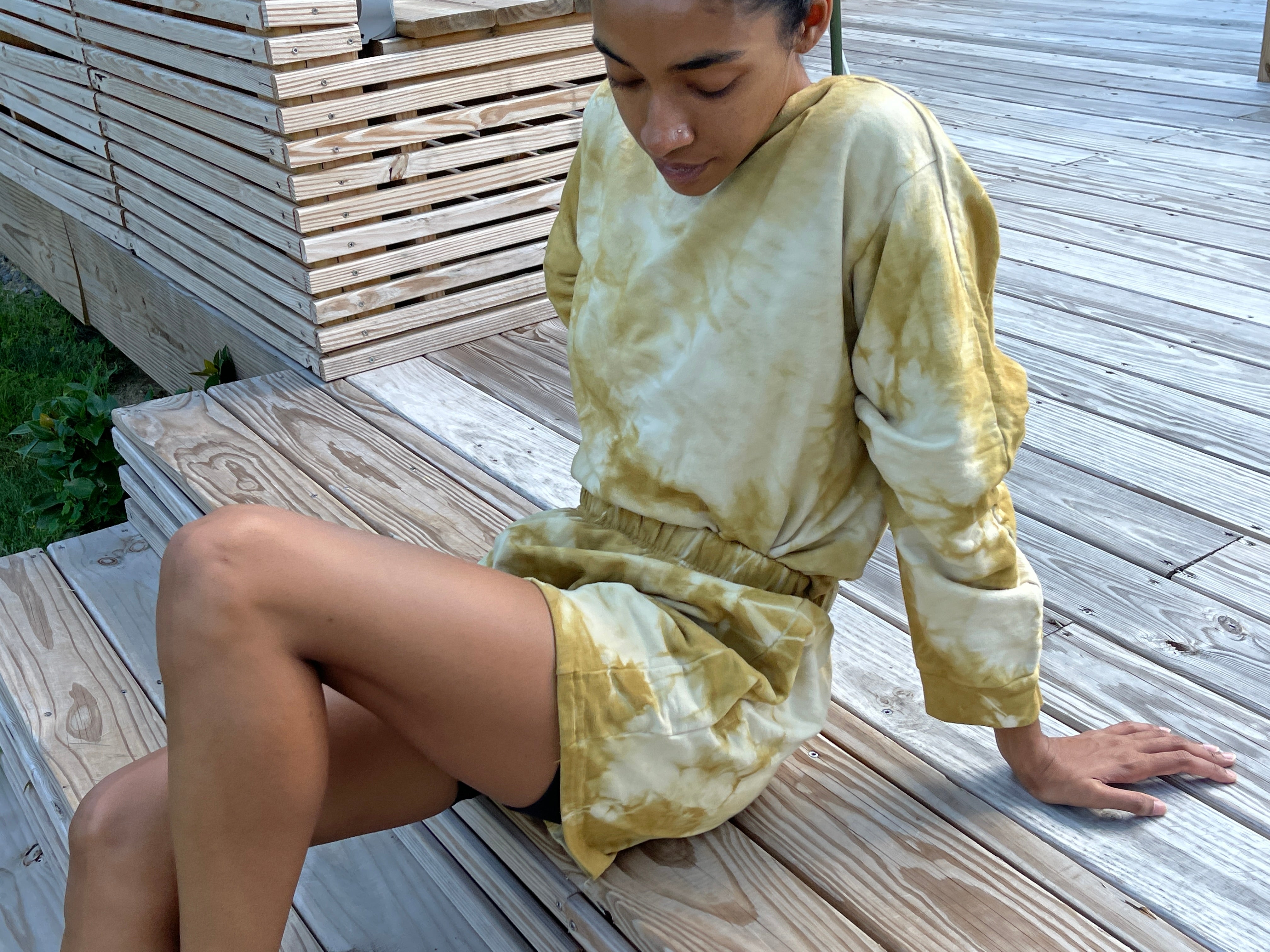 Easy Summer Sweatshirt : Honeycomb