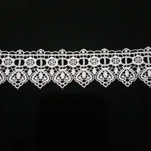 white lace fabric by the metre