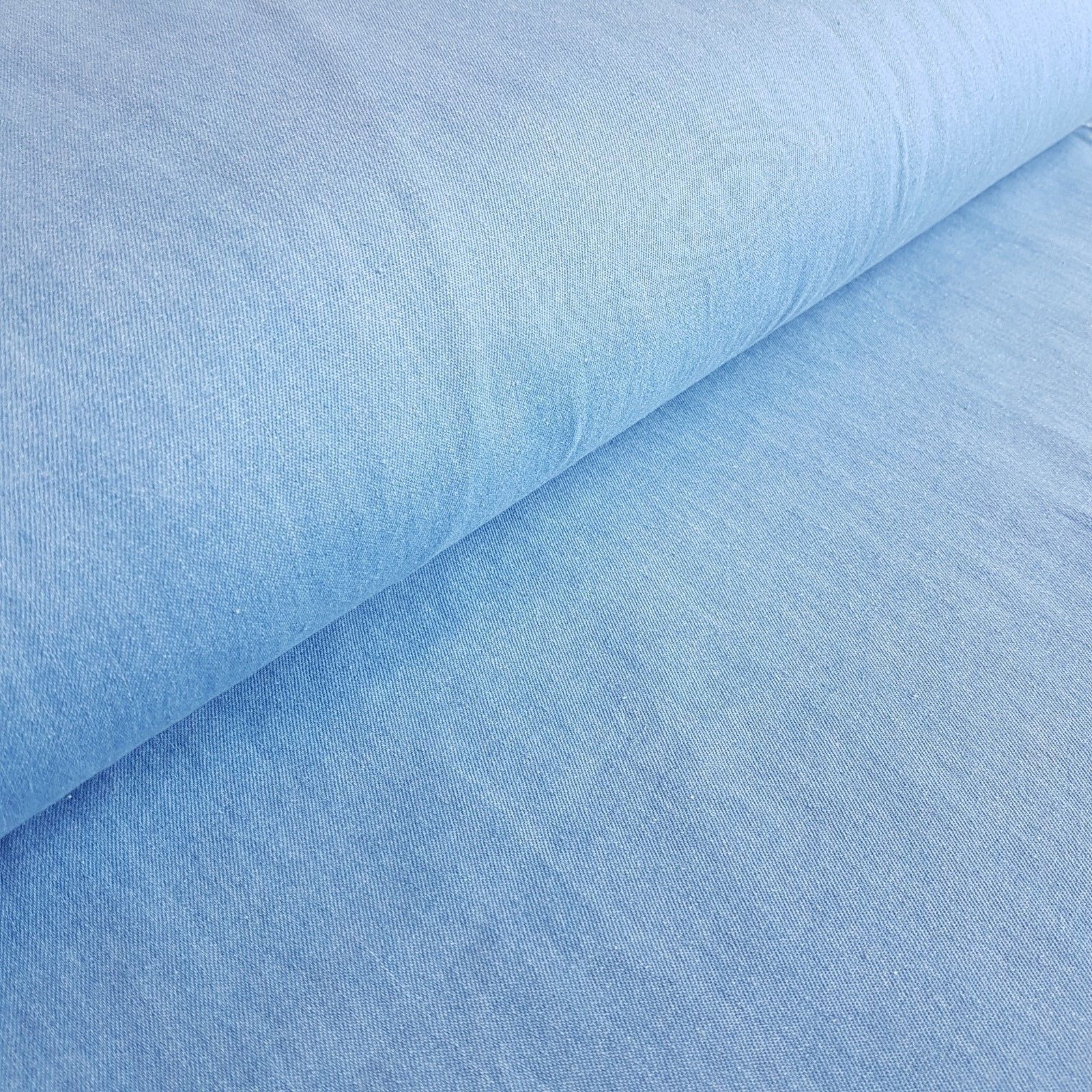 8oz Lightweight Pre-washed 100% Cotton Denim Fabric - Light – Tailortime