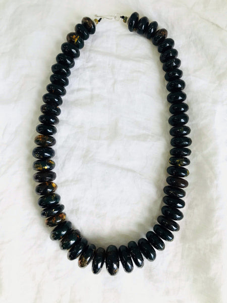 Huge Graduated Amber Bead Necklace. Mexican Amber. Stunning!