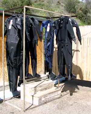 DUI drysuit testing