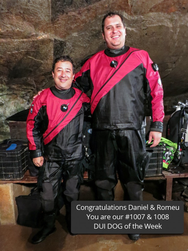 Daniel Vieira and Romeu Dib - drysuit sizing