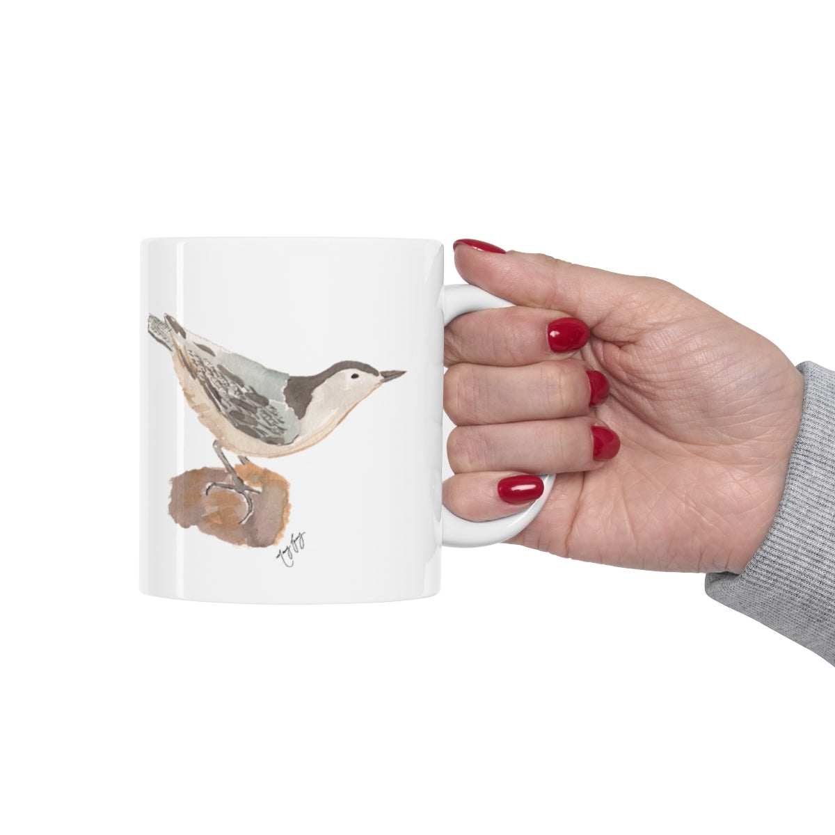 Nuthatch Ceramic Mug