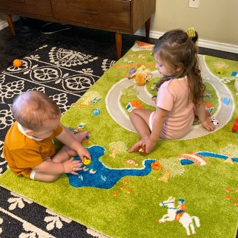 Montessori Method Play Carpet