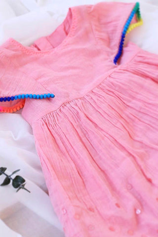 Billieblush Pink Voile Dress 
