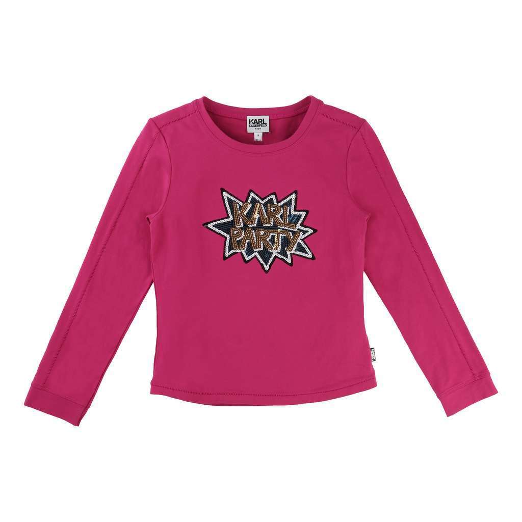 Pink Inseam Logo Crewneck - Sweatshirt atelier kids
