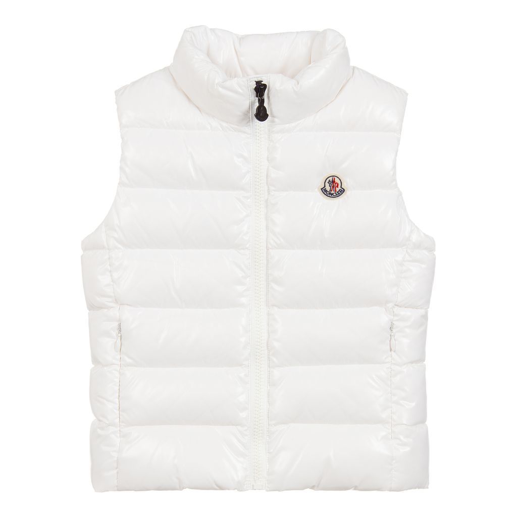 moncler white vest