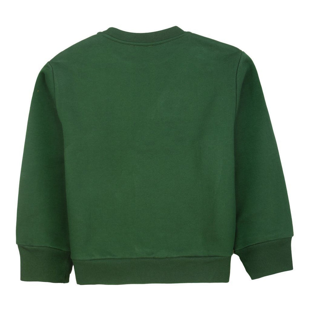 Green Logo Hooded Sweatshirt - kids atelier | T-Shirts