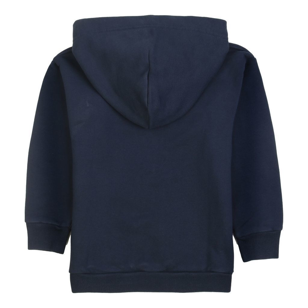 Black Logo Hooded Sweatshirt kids atelier