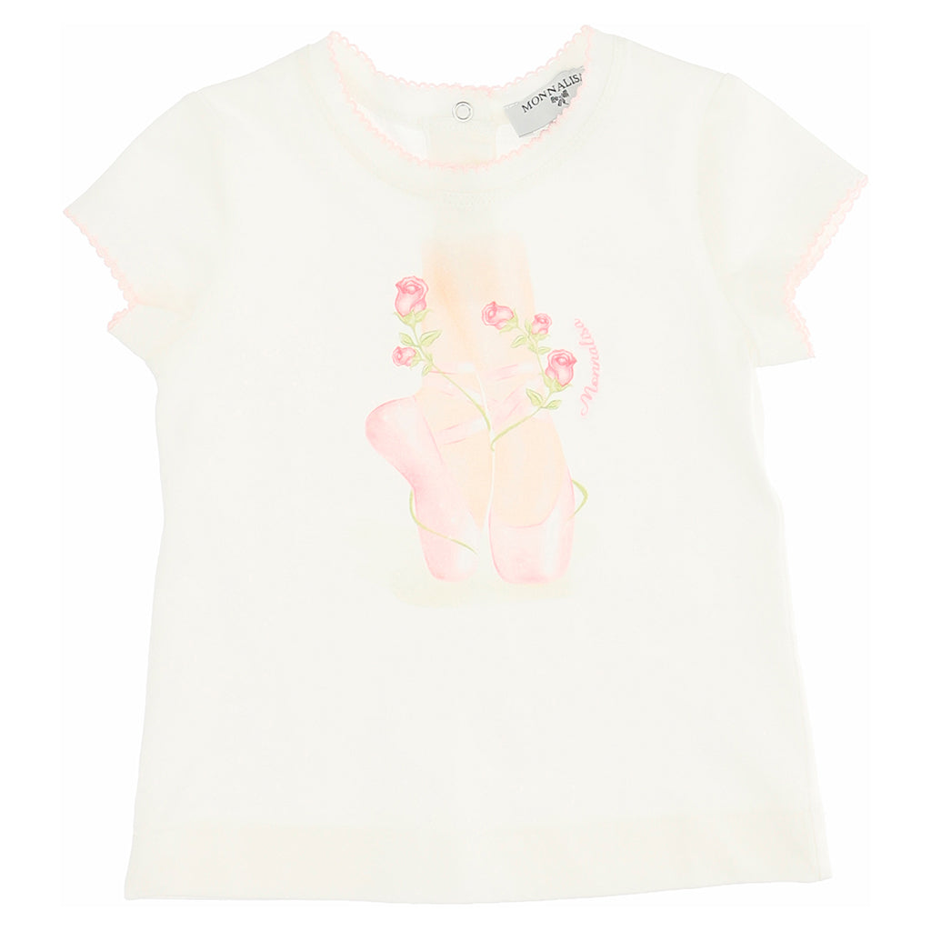 Ivory Ballerina T Shirt kids atelier