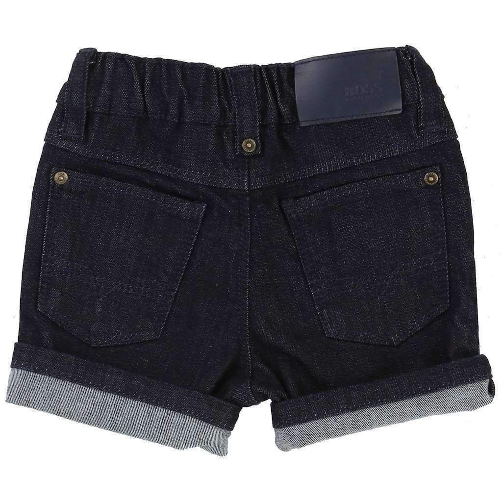 boss denim shorts