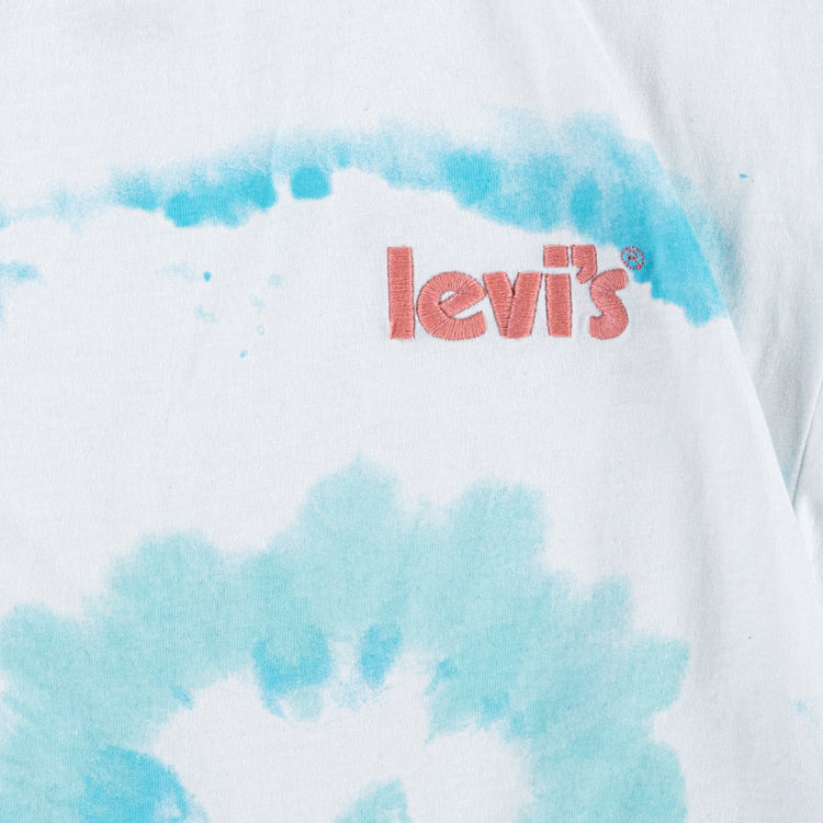 White Tie Dye Logo T-Shirt | Kids Atelier