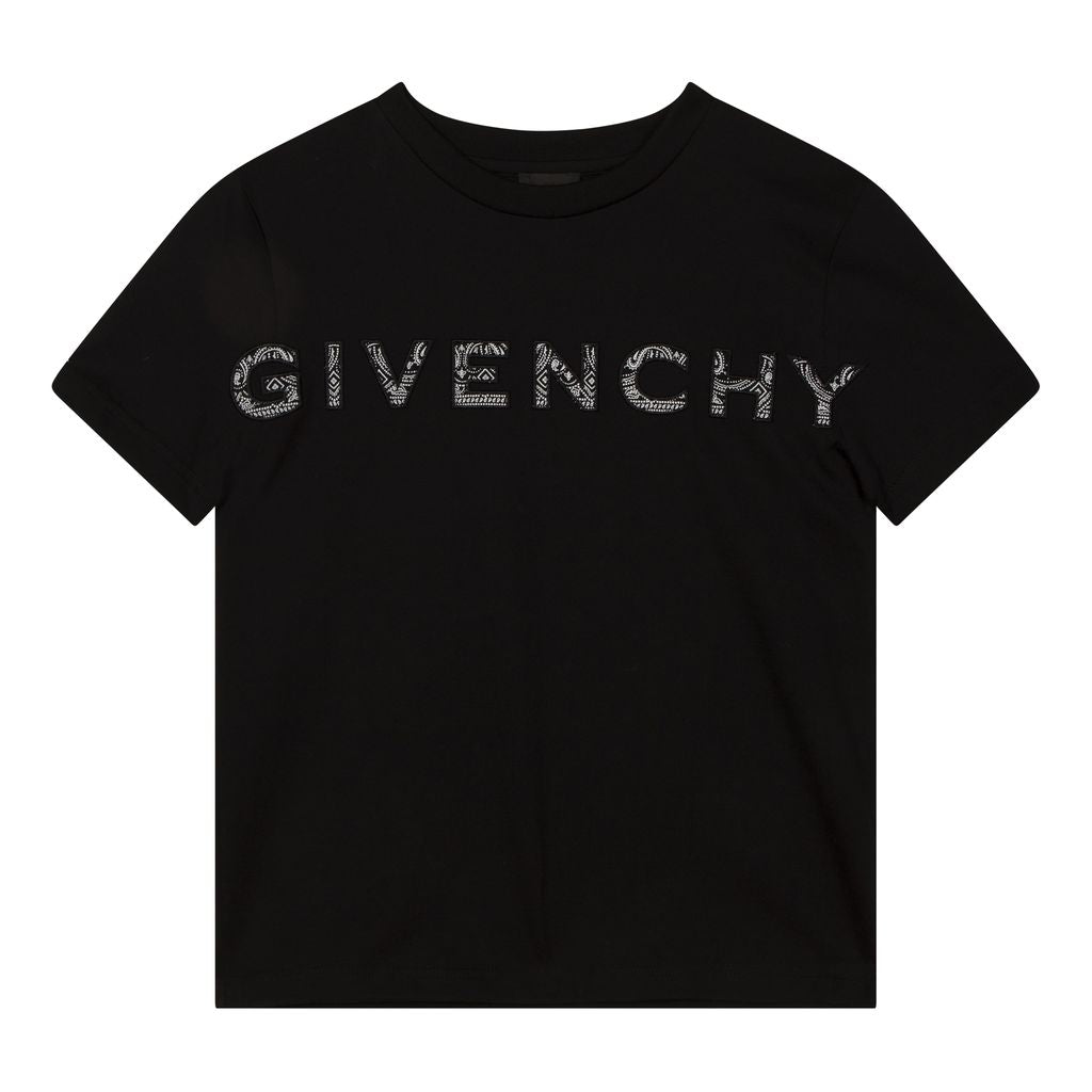 Givenchy Black Stretch Knit Patched Leggings M Givenchy