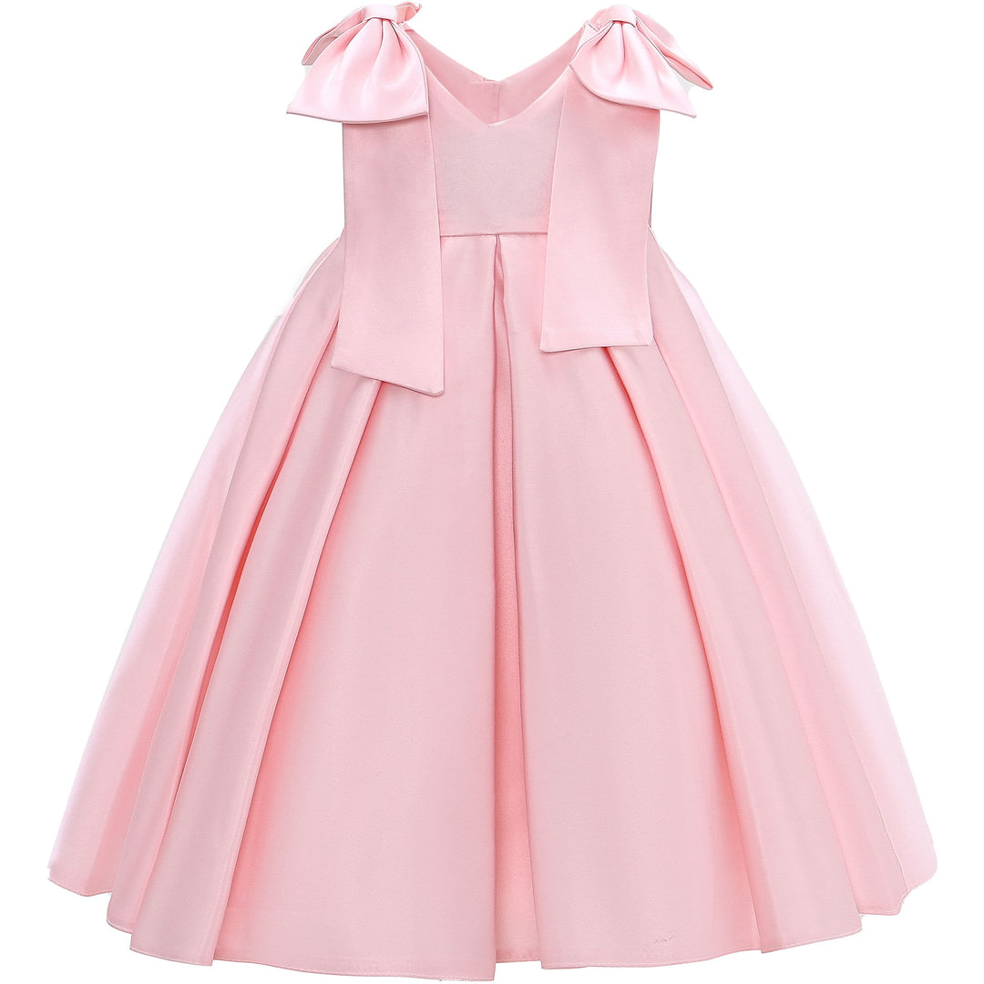 Women's Brittany Tulle Ribbon & Pearls Mini in Size Large - Pink - Pippa & Pearl
