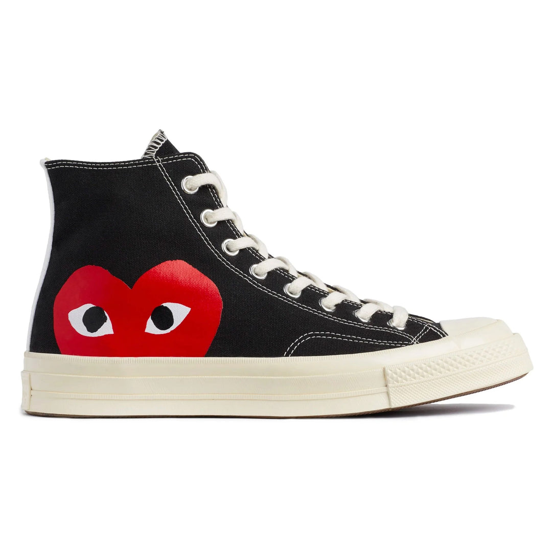CDG-PLAY Converse Red Sole High Top-AZ-K124-001-2-Off White - kids atelier