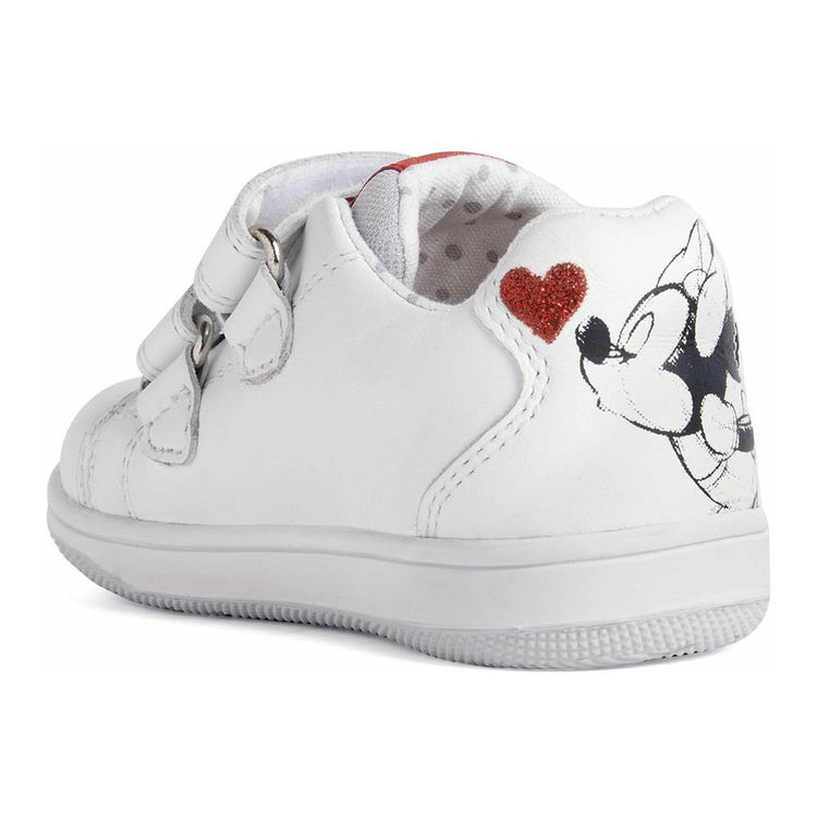 Perspicaz salir Ajustable White New Flick Minnie Velcro Sneakers | Kids Atelier