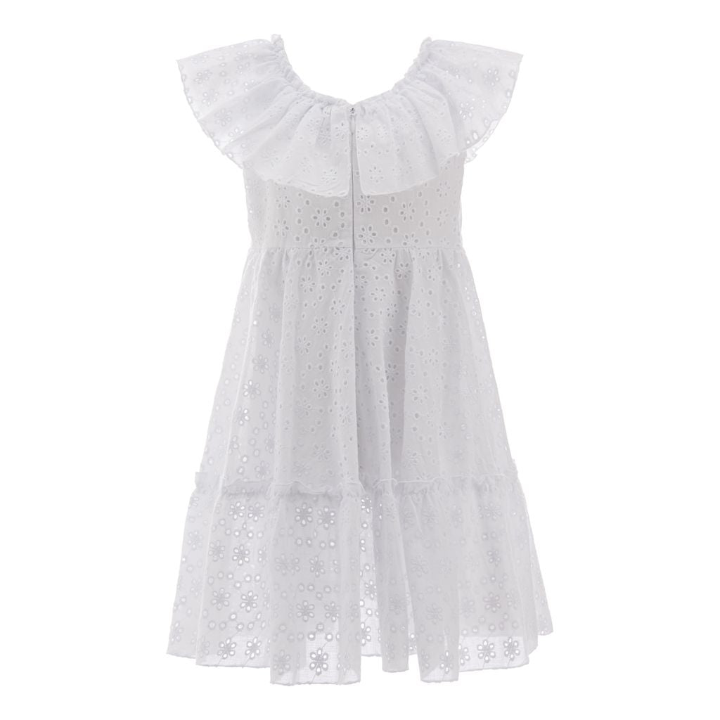 White Eyelet Dress | Kids Atelier