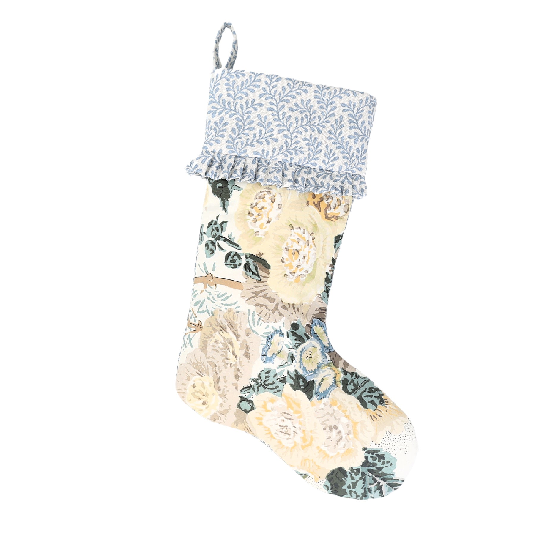 Althea Citron Stocking with Blythe Ruffles