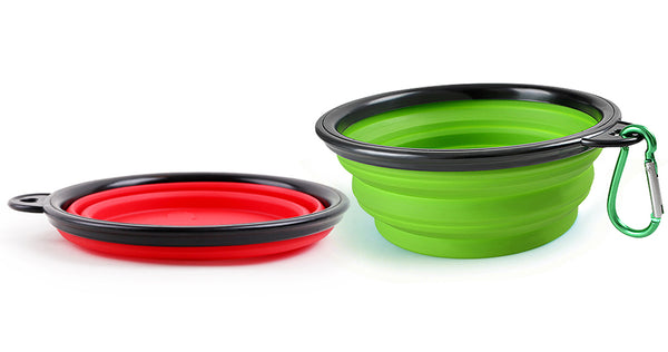 collapsible pet bowls