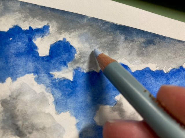 Fixing Watercolour Paintings with Coloured Pencils – Etchr Lab