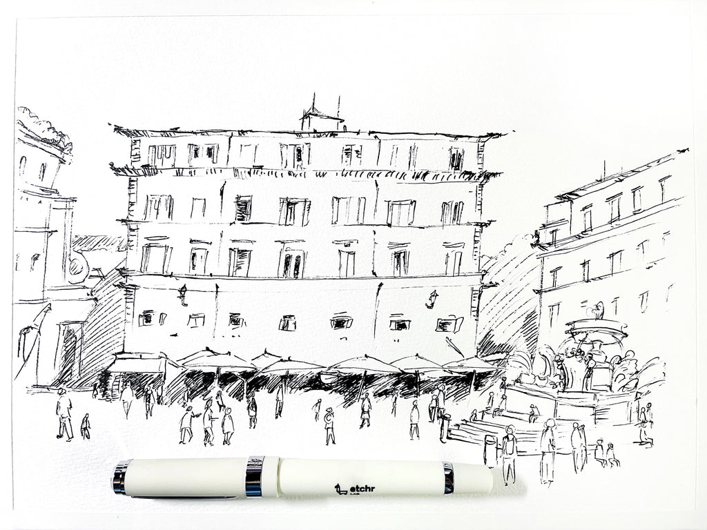 20 pen and ink drawings to try  Mont Marte Global
