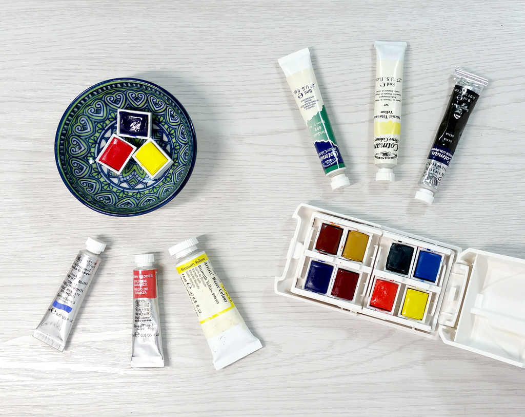 Fixing Watercolour Paintings with Coloured Pencils – Etchr Lab