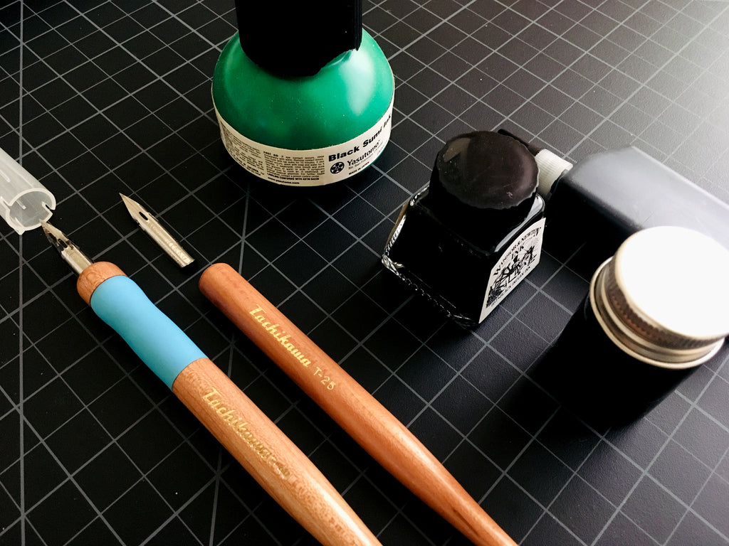 A Guide to Dip Pens and Drawing Inks