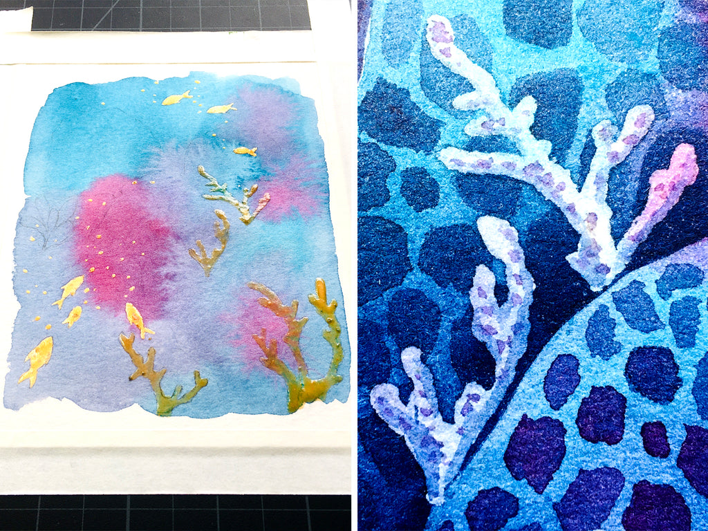 6 masking fluid tips, how to preserve white areas in your watercolors