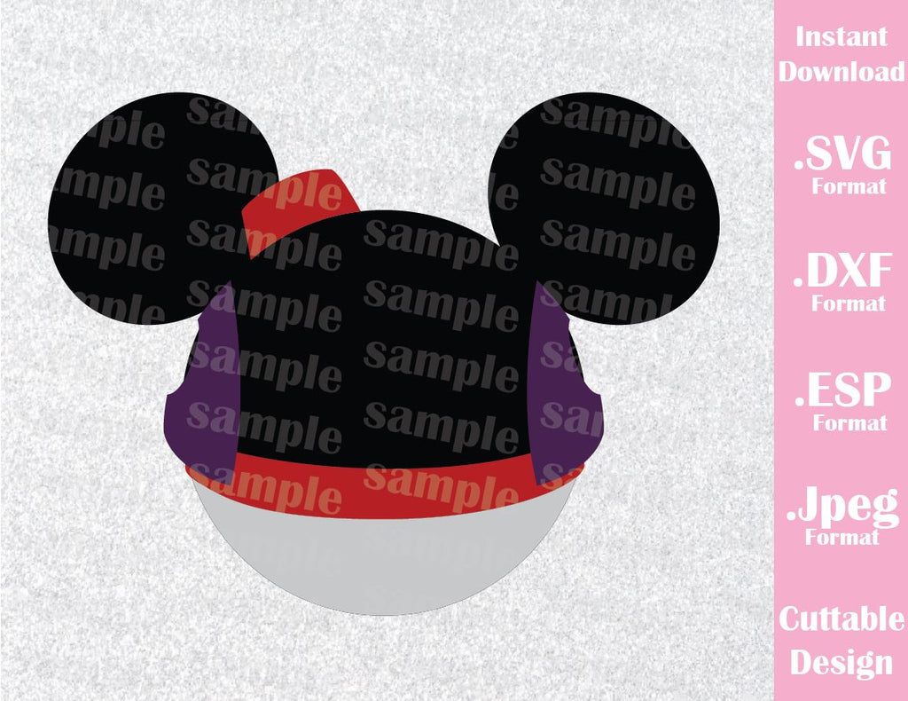 Download Aladdin Mickey Ears Inspired Cutting File in SVG, ESP, DXF ...