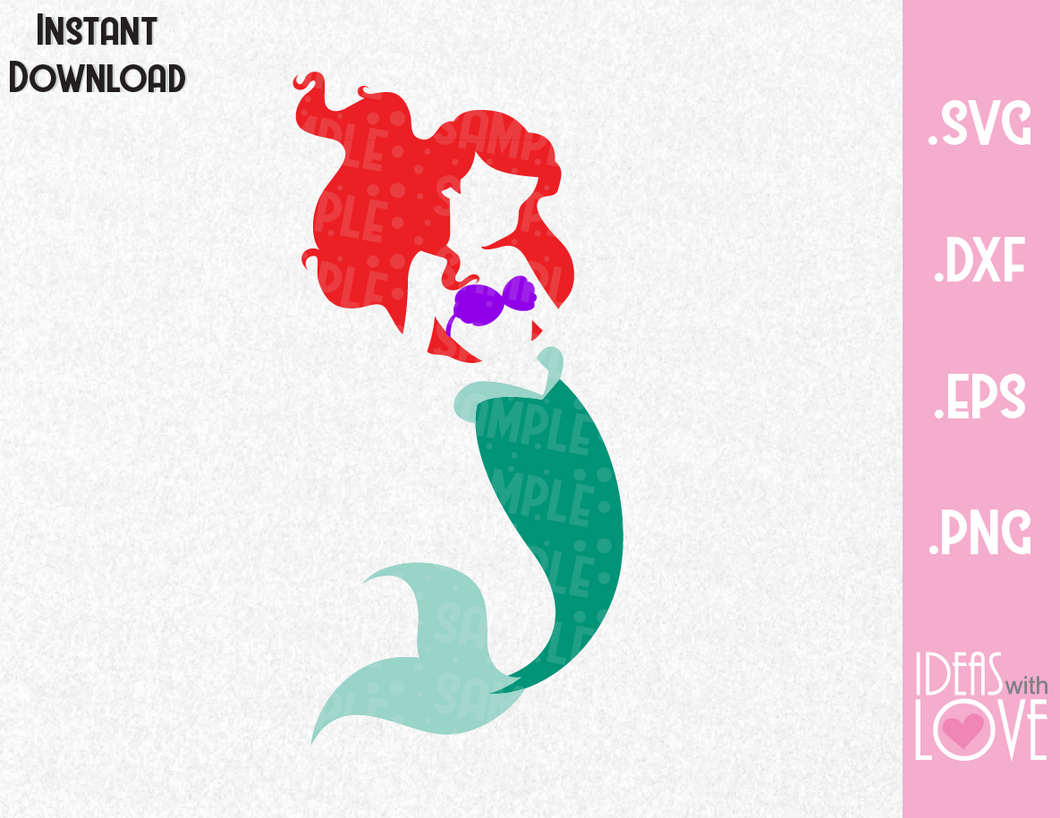 Free Free 322 Mermaid Princess Svg SVG PNG EPS DXF File