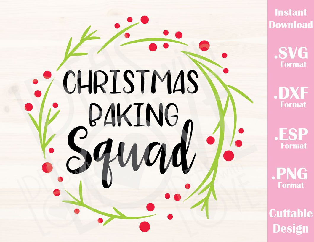 Download Christmas Baking Squad Quote Family Vacation Cutting File ...