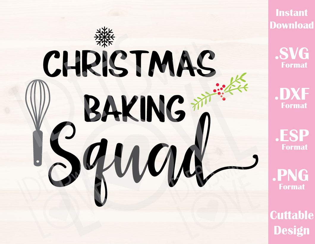 Download Christmas Baking Squad Quote Family Vacation Cutting File ...
