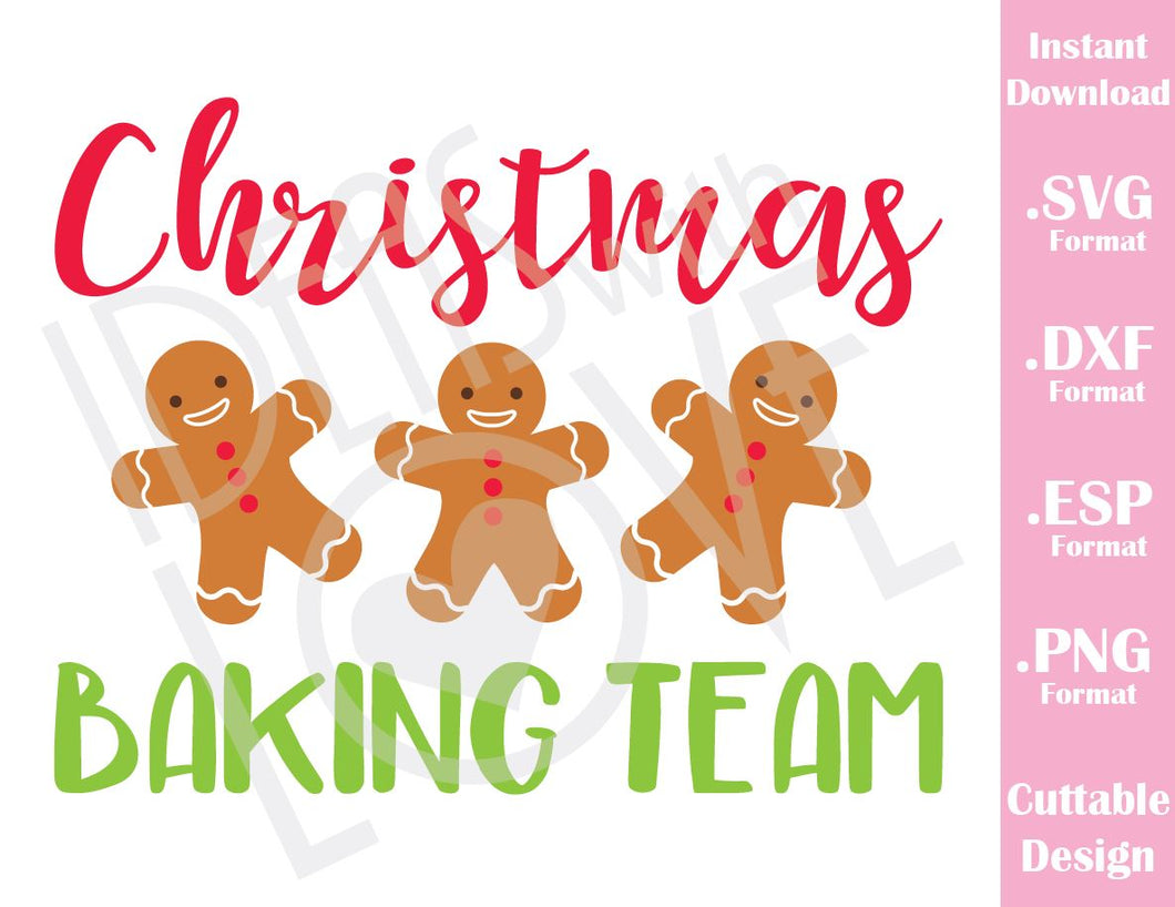 Download Christmas Baking Team Quote Family Vacation Cutting File ...