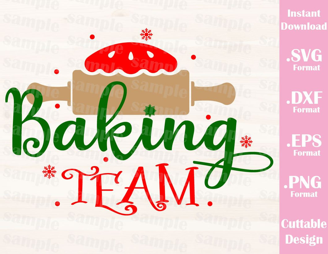 Download Christmas Baking Team Quote Family Vacation Cutting File in SVG, ESP, - Ideas with love