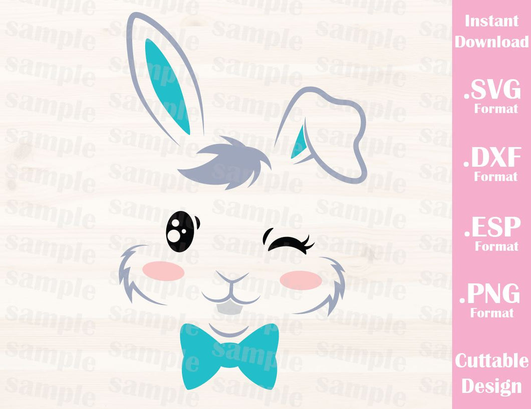 Download Easter Bunny Boy Baby Kid Cutting File In Svg Esp Dxf And Png For Ideas With Love