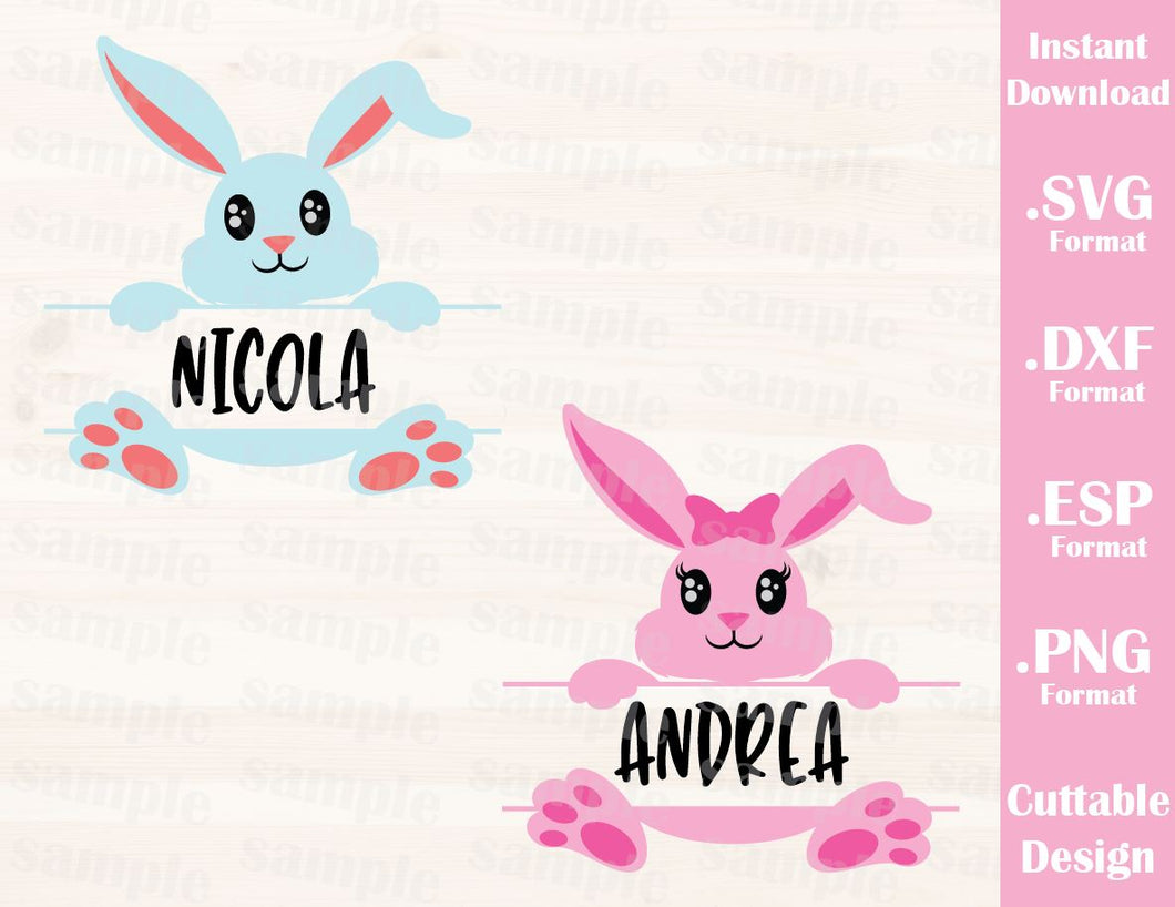 Download Easter Bunny Font Not Include Baby Kid Cutting File In Svg Esp Ideas With Love