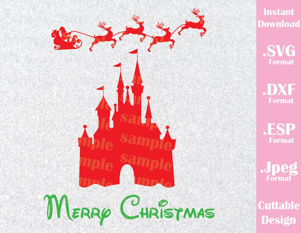 Download Castle Merry Christmas Vacation Inspired Cutting File in ...