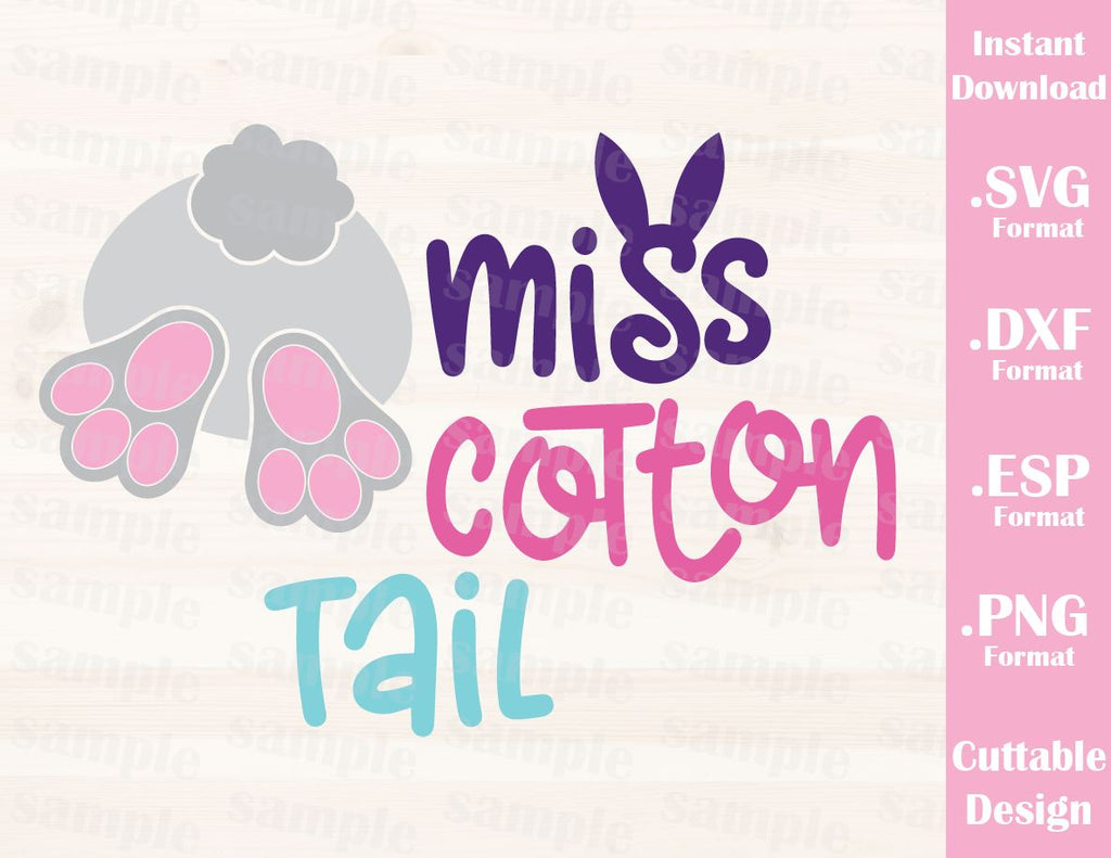 Download Easter Bunny Quote, Miss Cotton Tail, Baby, Kid, Cutting ...