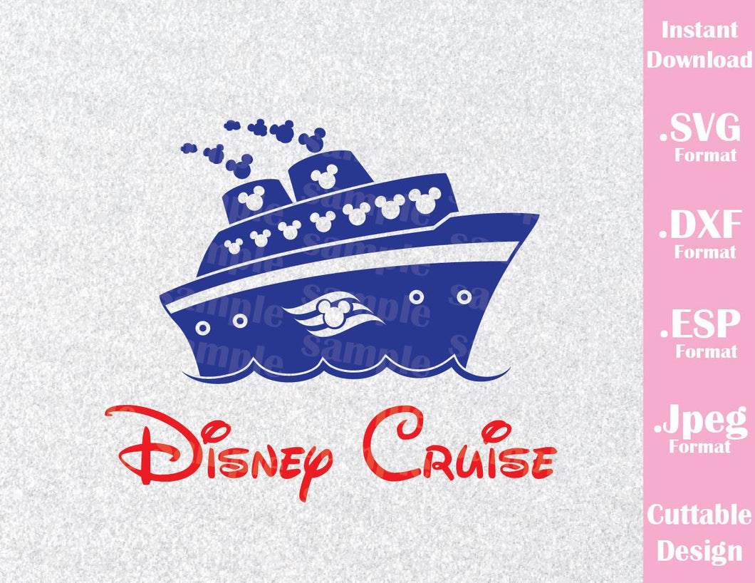 Cruise Mickey Ears Vacation Inspired Cutting File in SVG ...